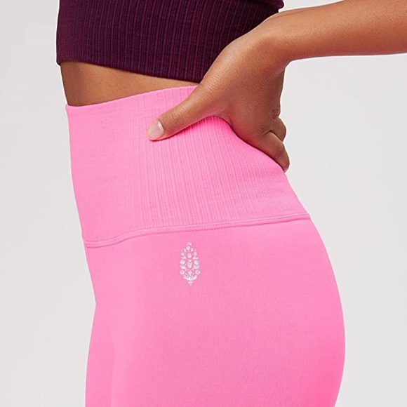 FP Movement by FP Good Karma Leggings in Electric Peony Md/Lg NWT $88R - Picture 5 of 6